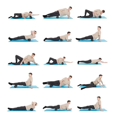 Rolo Massagem Foam Roller Liberação Miofascial Soltura Yoga
