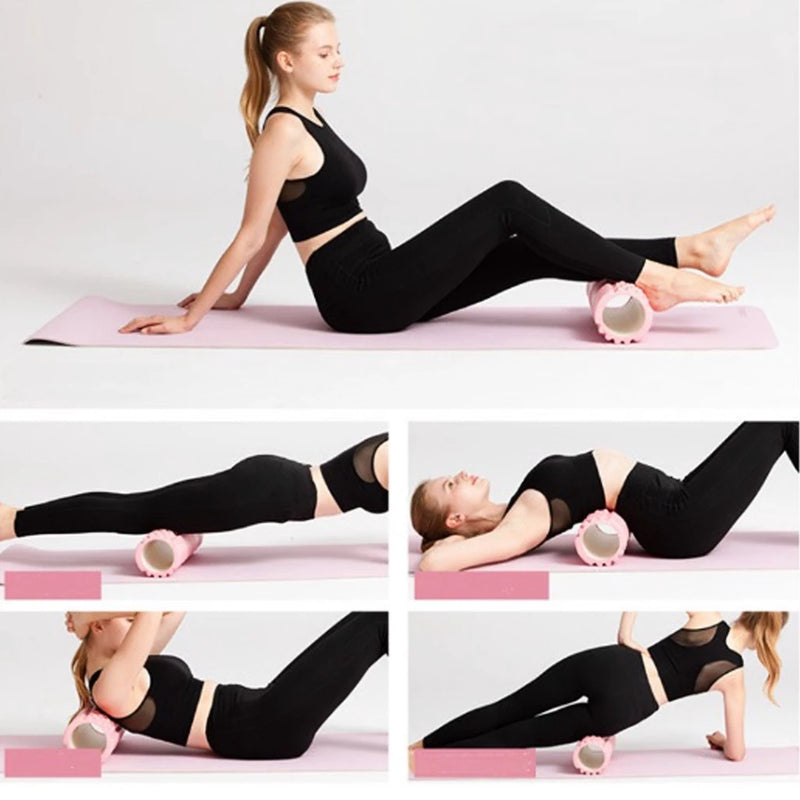 Rolo Massagem Foam Roller Liberação Miofascial Soltura Yoga