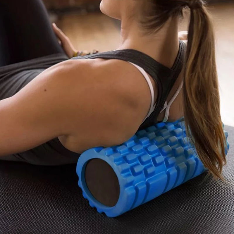 Rolo Massagem Foam Roller Liberação Miofascial Soltura Yoga