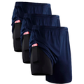 Kit 3 Short Esportivo 2 em 1 com Bolso Lateral – Conforto, Liberdade e Praticidade para Seus Treinos