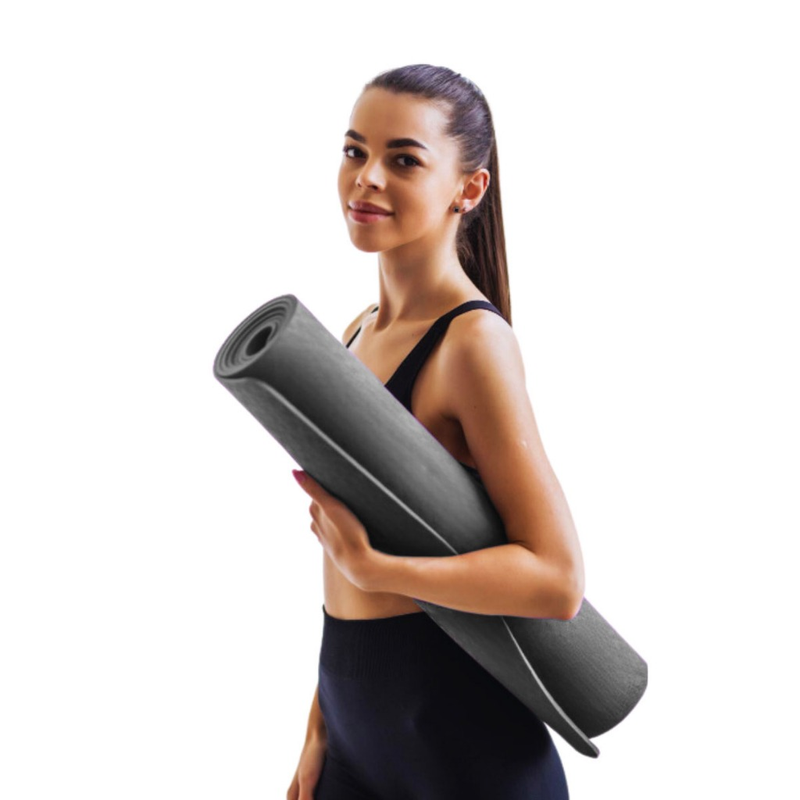 Tapete Yoga Mat Colchonete Tatame 1,70mx55cmx5mm Exercício em Casa
