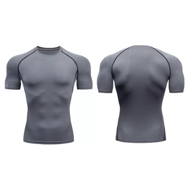 blusa masculina de compressão otima para academia envio rápido blusa de compressão ótima qualidade..