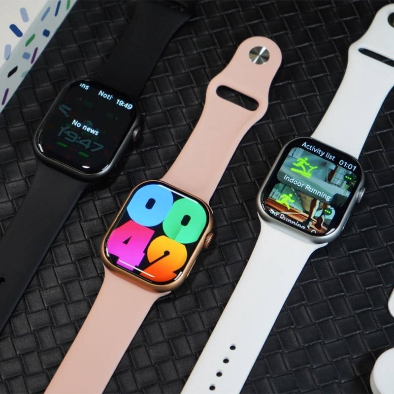 Smartwatch W29 Pro Serie 9 Ilha Dinamica Nfc Bussola Armazena Arquivo foto musica